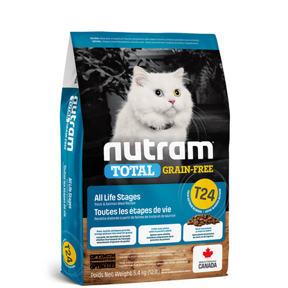 NUTRAM | T24 Chat, Truite et saumon, sans grains
