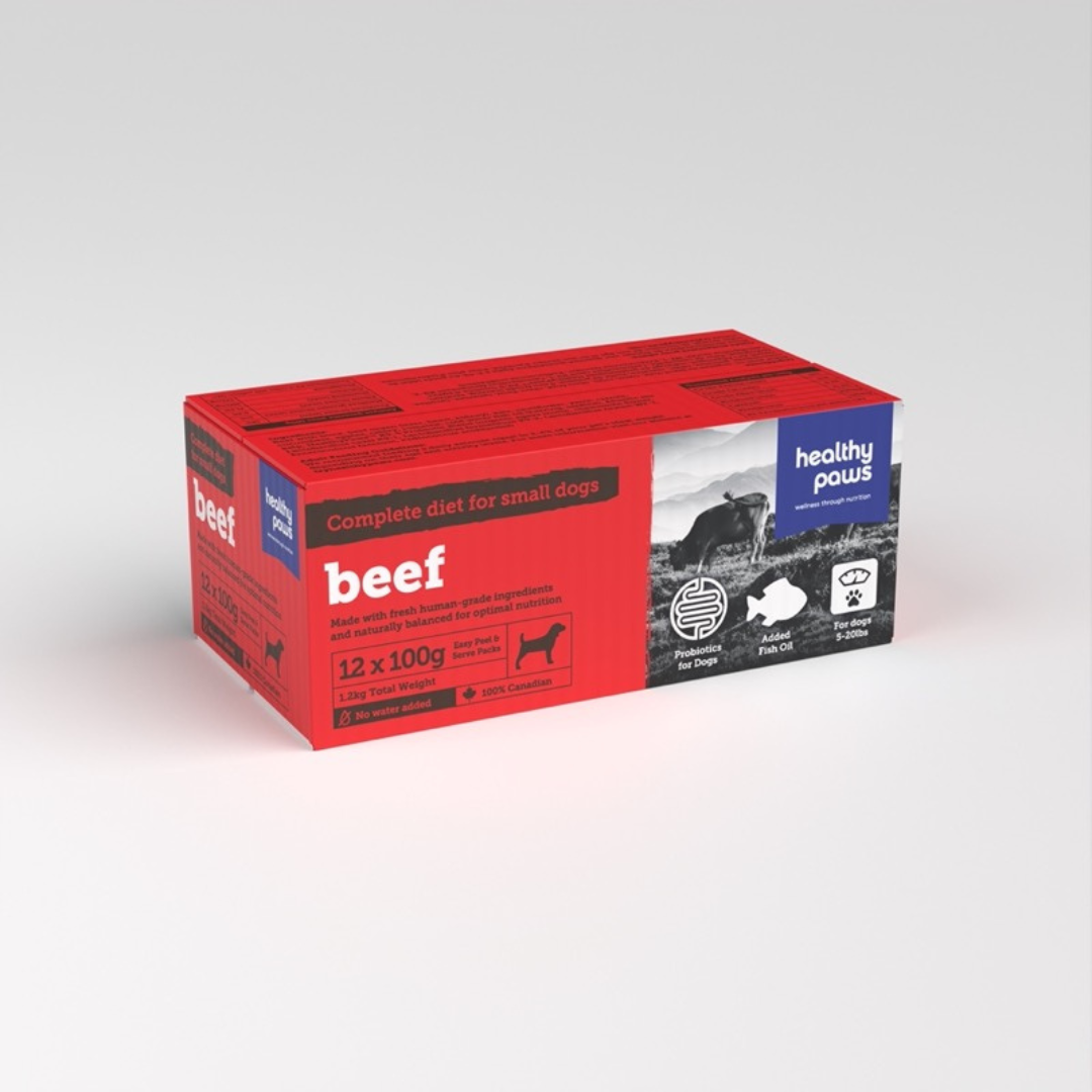 HEALTHY PAWS | Boeuf 12 x 100g