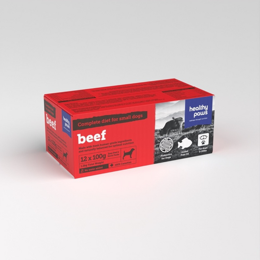 HEALTHY PAWS | Boeuf 12 x 100g