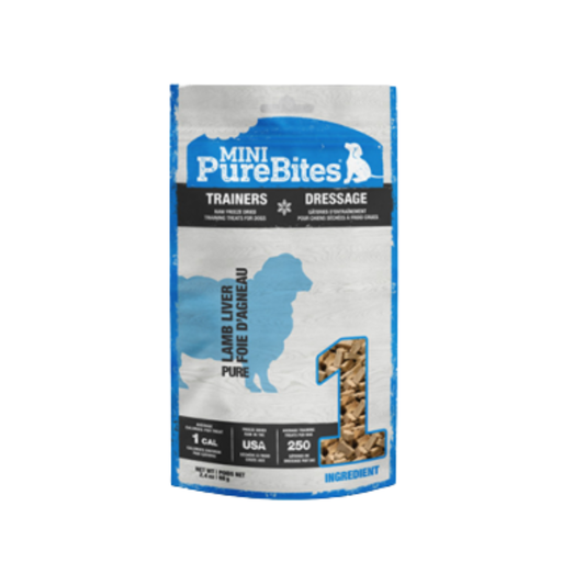 PUREBITES | Mini trainers foie d'agneau 68g