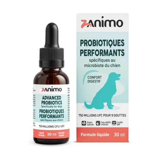 ZANIMO | Probiotiques Performants en gouttes pour chiens 30ml