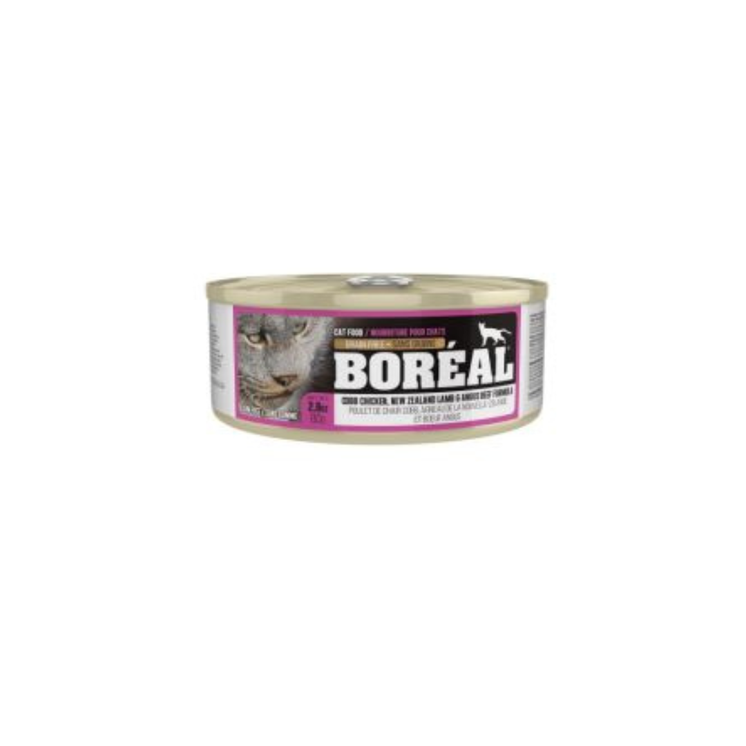BORÉAL | Chat, Poulet Cobb, agneau et boeuf