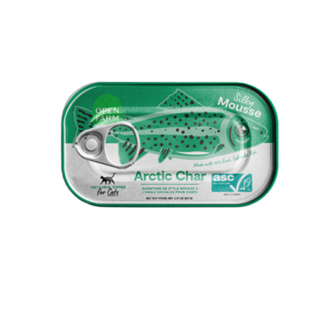 OPEN FARM | Garniture mousse d'omble chevalier pour chat 3oz