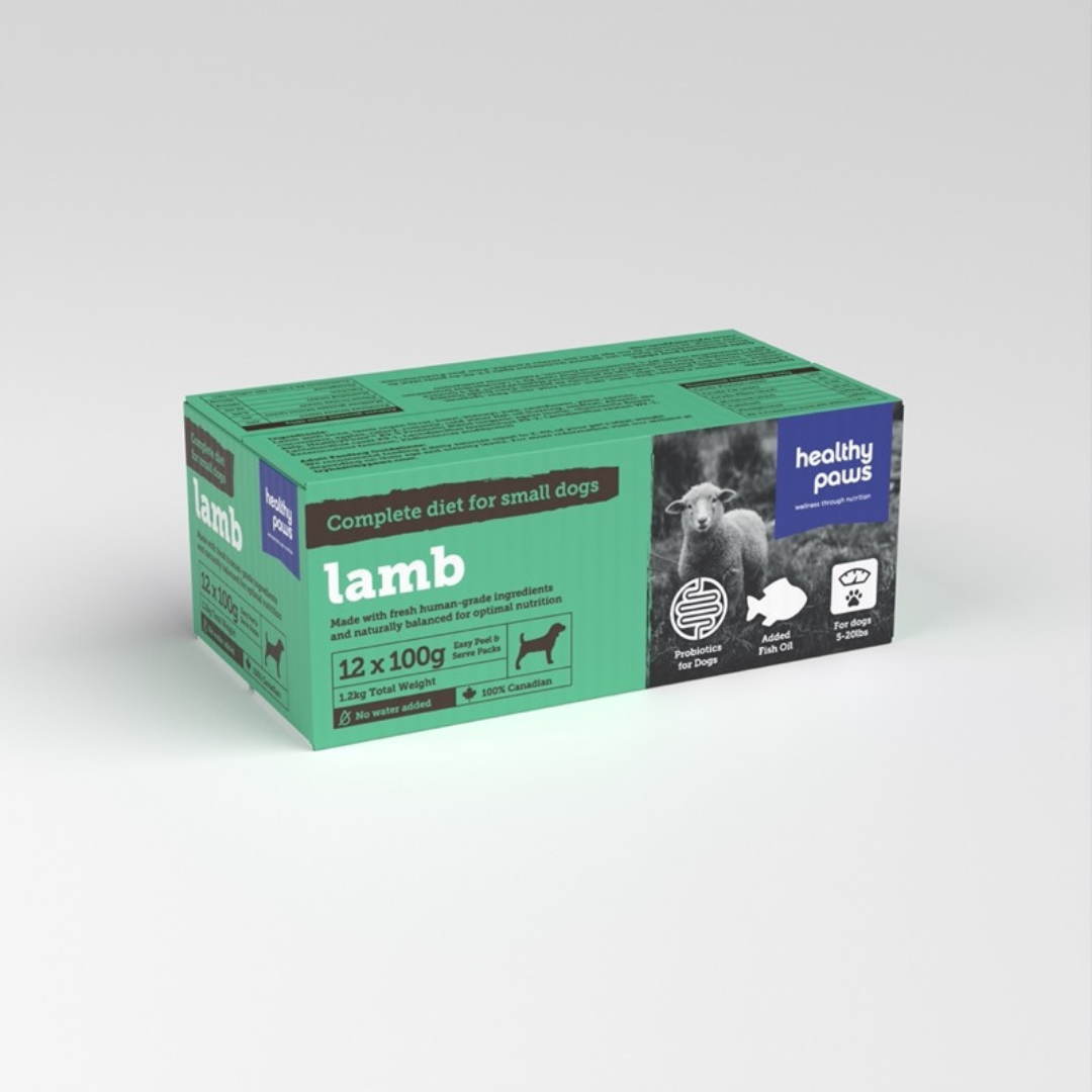 HEALTHY PAWS | Agneau 12 x 100g