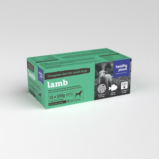 HEALTHY PAWS | Agneau 12 x 100g