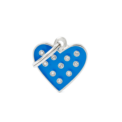 MY FAMILY | Collection Chic, médaille coeur strass