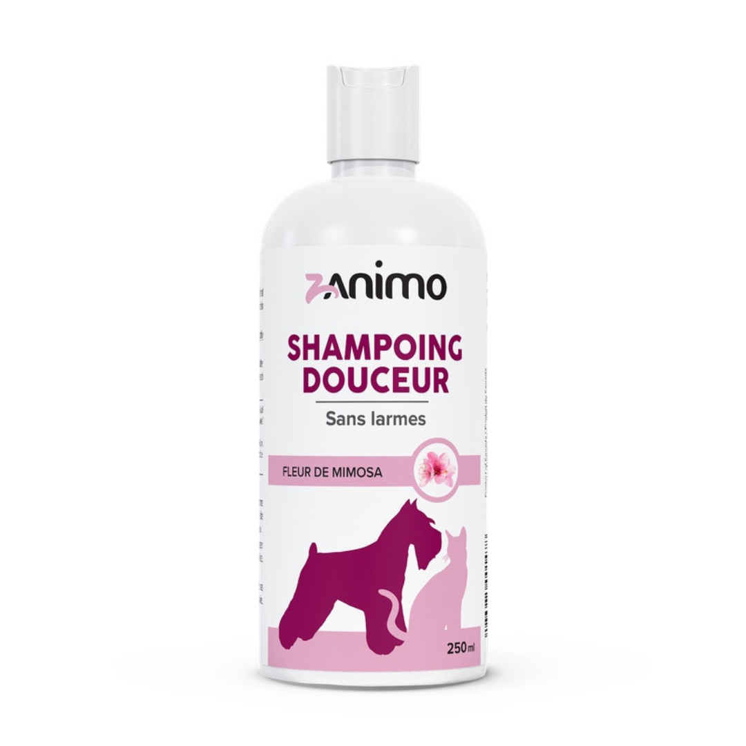 ZANIMO | Shampoing Douceur sans larme Fleur de mimosa 250mL
