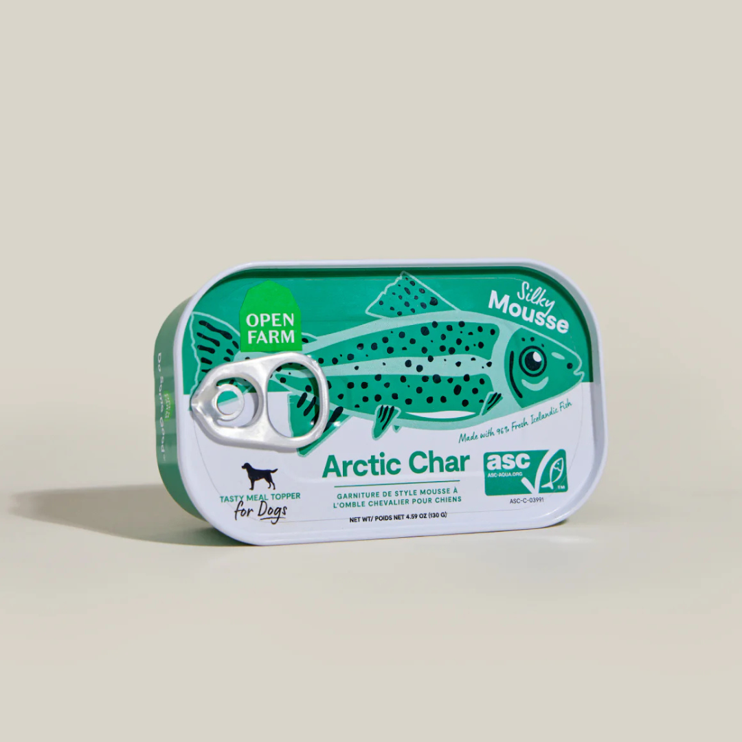 OPEN FARM | Garniture mousse d'omble chevalier pour chien 4.5oz