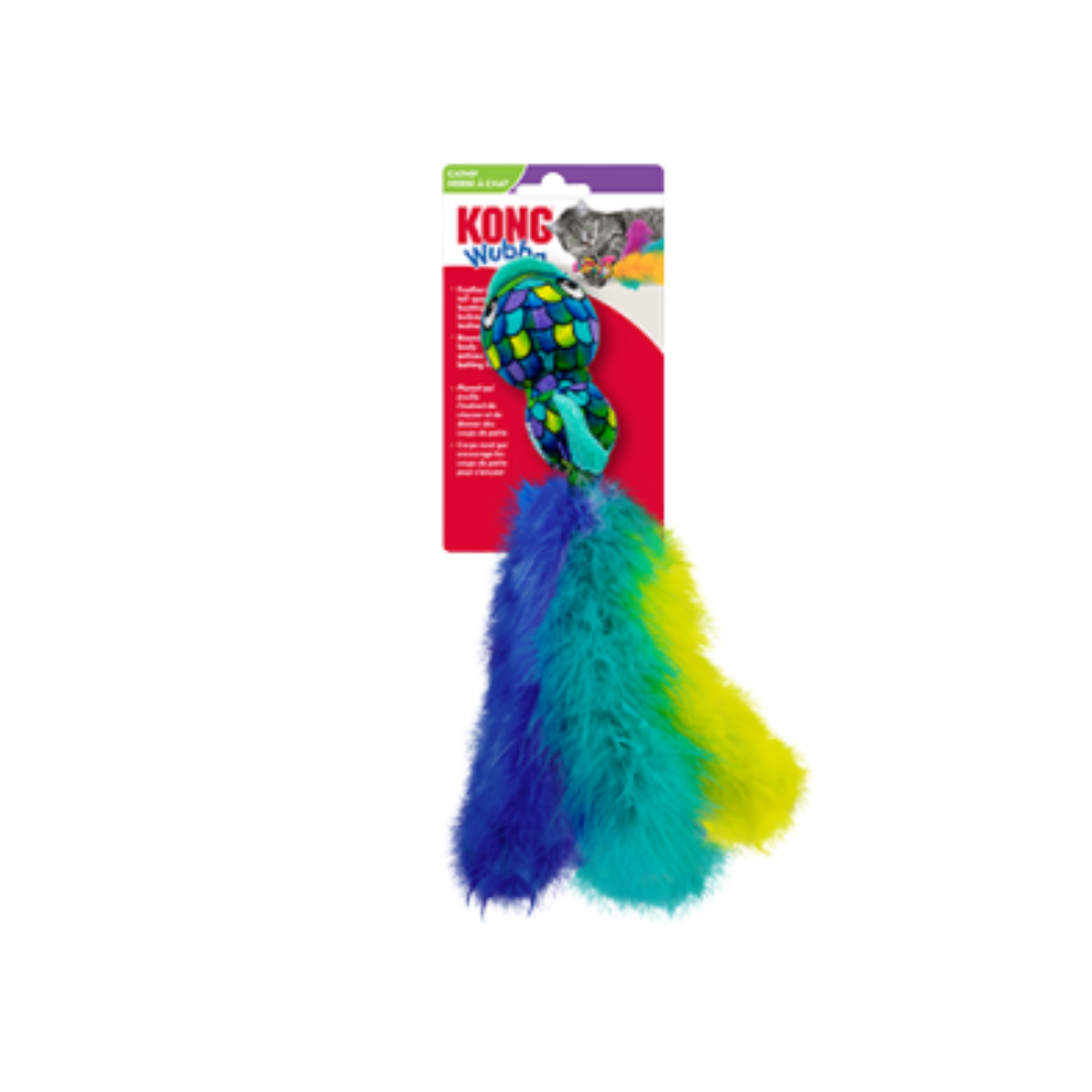 KONG | Wubba poisson (couleurs assorties) pour chat
