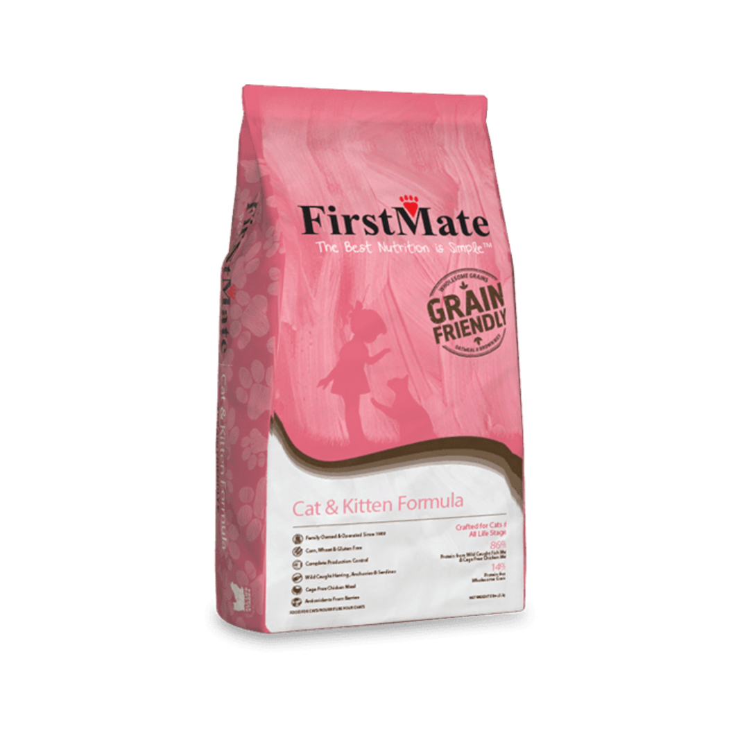 FIRSTMATE | Chat et chaton, grains santé. Nature Animale, votre référence en alimentation animale au Québec.