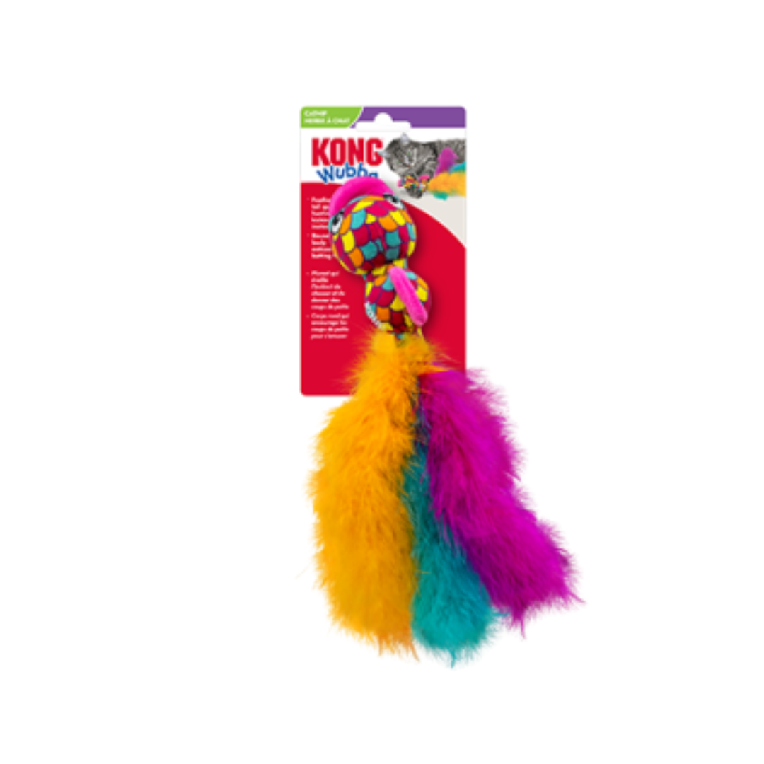KONG | Wubba poisson (couleurs assorties) pour chat