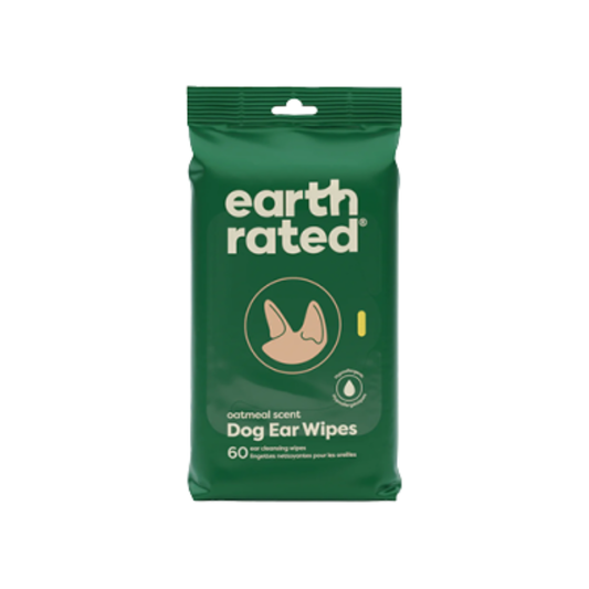 EARTH RATED | Lingettes pour oreilles 60 unités