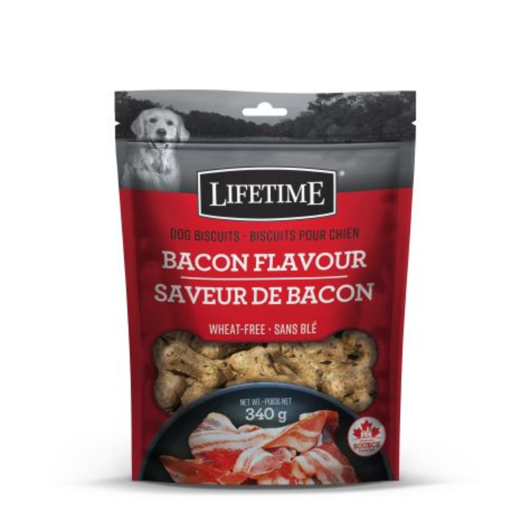 LIFETIME | Biscuits pour chien, bacon 340gr