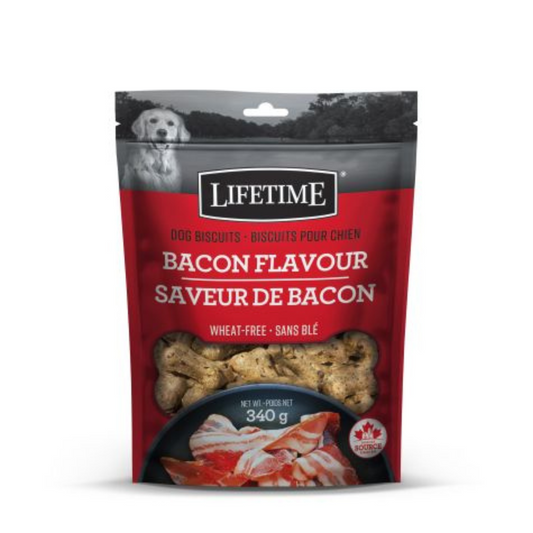 LIFETIME | Biscuits pour chien, bacon 340gr