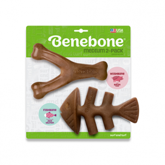 BENEBONE | Fishbone et wishbone Medium bacon 2pc