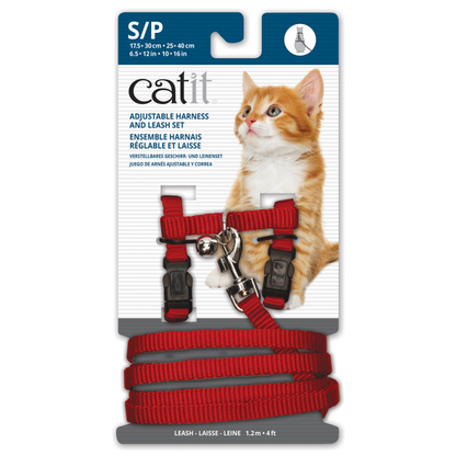CATIT | Harnais en nylon pour chat avec laisse
