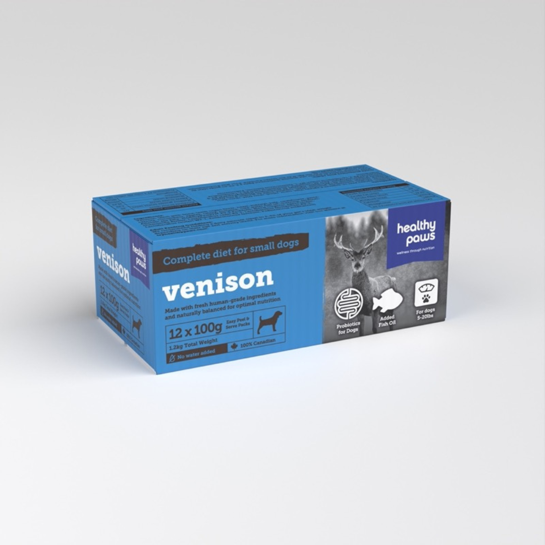 HEALTHY PAWS | Venaison 12 X 100g