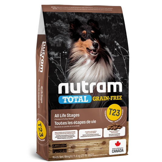 NUTRAM | T23 Adulte, poulet et dinde sans grains