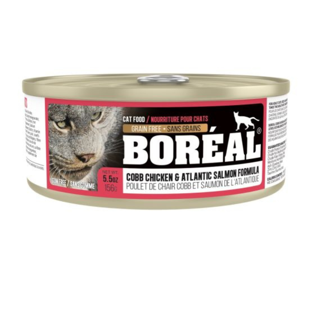 BORÉAL | Chat, Poulet Cobb et saumon
