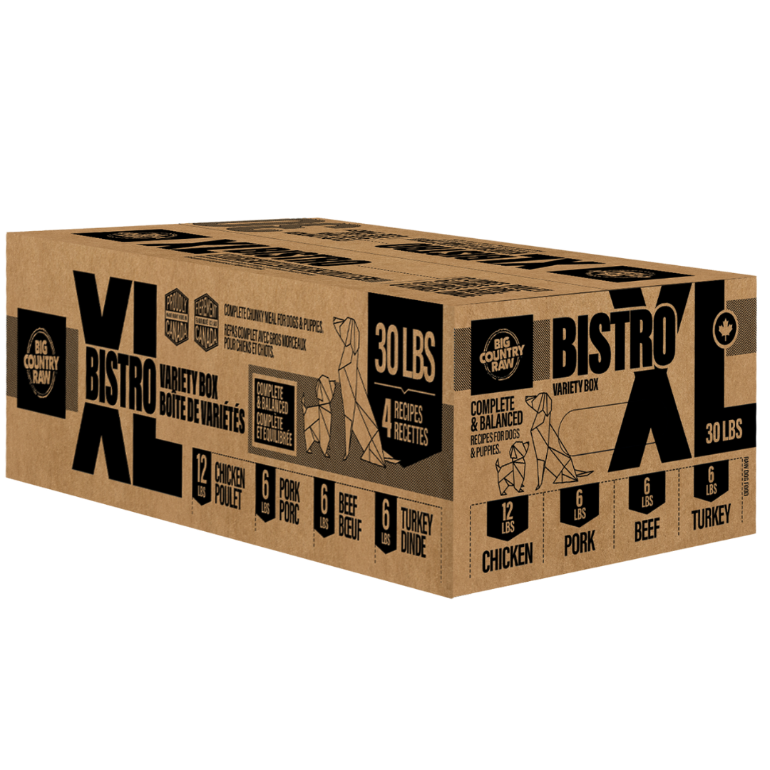 BIG COUNTRY RAW | Boite bistro XL 30lbs