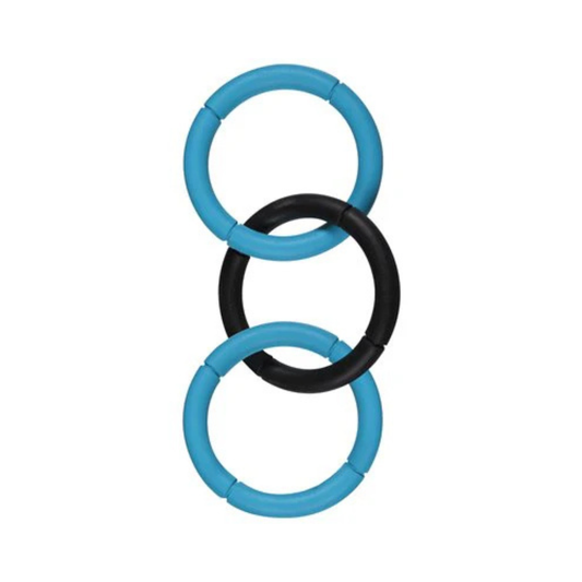 JW | Big mouth rings triple small