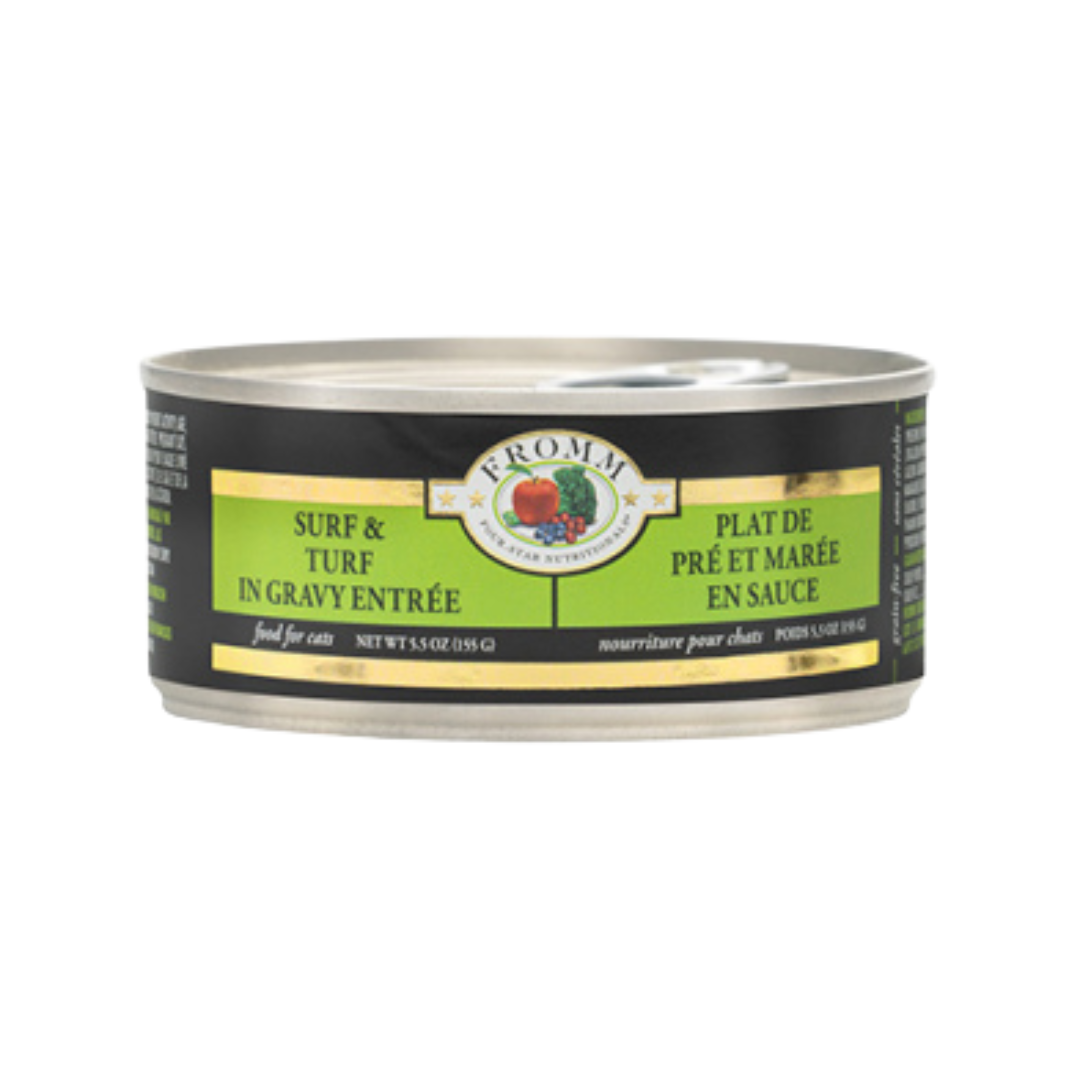 FROMM 4 STAR | Chat, Effiloché pré & marée en sauce 5.5oz