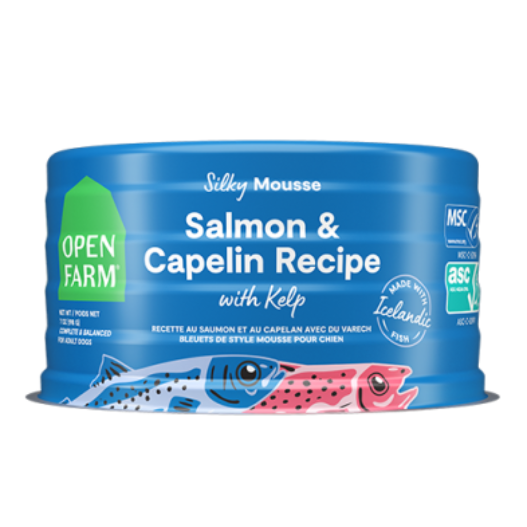 OPEN FARM | Mousse de morue, hareng et bleuet pour chien 7 oz