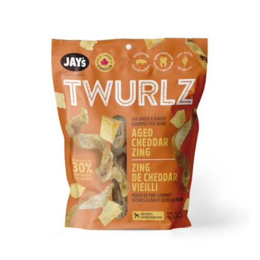 JAY'S | Twurlz, morceaux de peau de porc au cheddar vieilli 75g