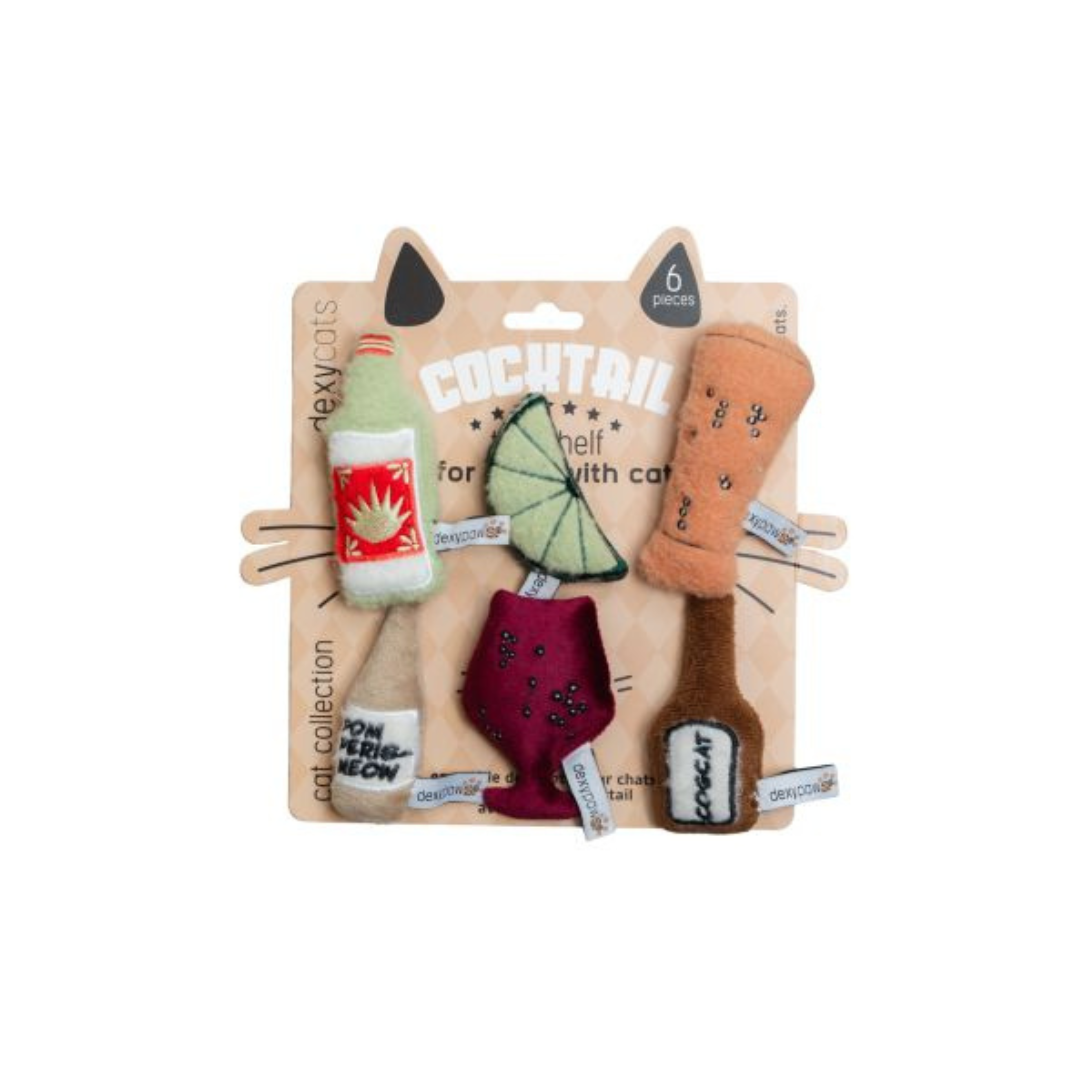 DEXYPAWS | Ensemble de 6 jouets pour chat