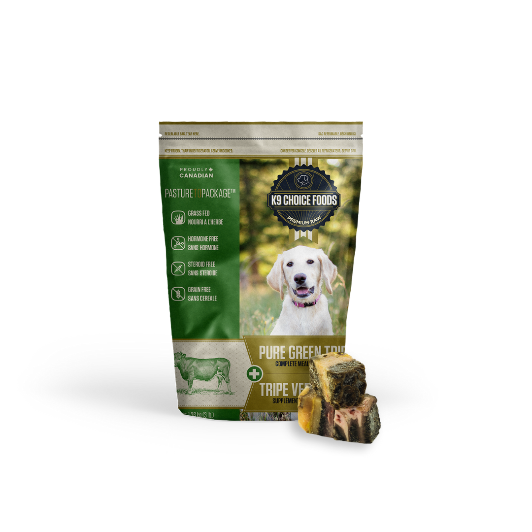 K9 CHOICE | Tripe pure de boeuf 3 lbs