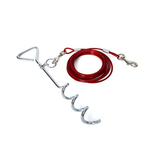 BUD'Z | Pieu en spirale et cable 15'