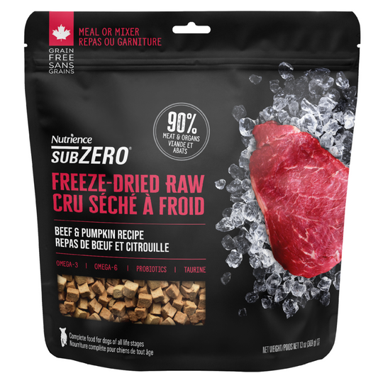 NUTRIENCE | SubZero lyophilisé boeuf et citrouille