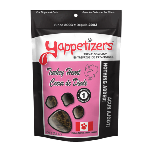 YAPPETIZERS | Coeur de dinde déshydraté 85g