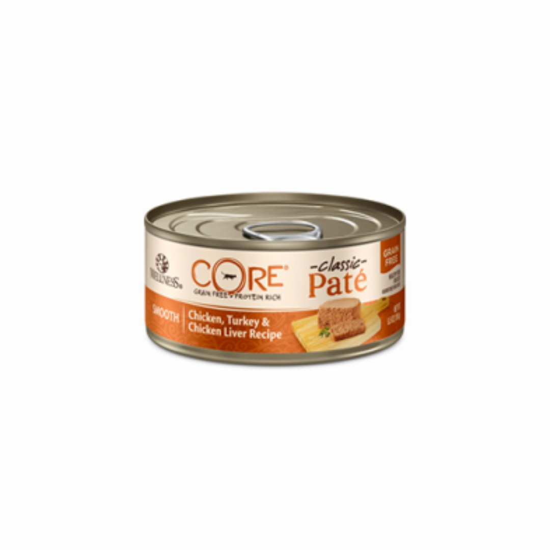 WELLNESS CORE | Pâté de poulet, dinde et foie de poulet 156g