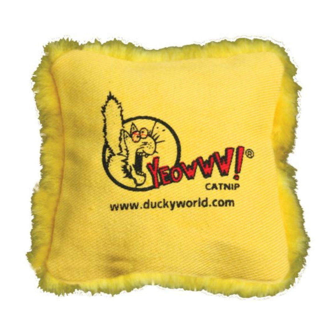 DUCKY WORLD | Oreiller avec herbe à chat