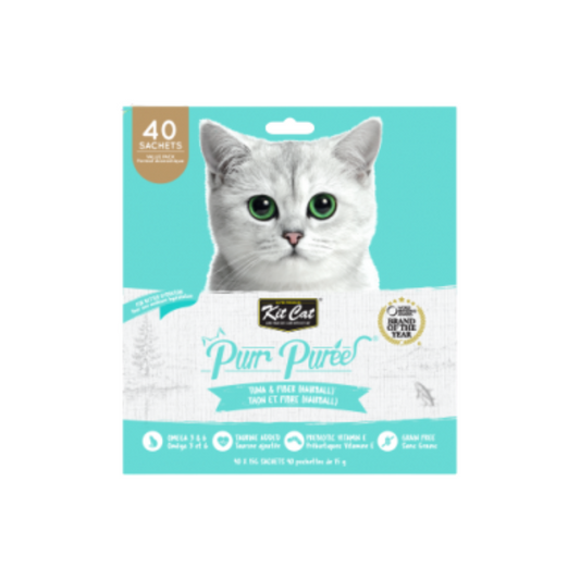 KIT CAT | Purr purées thon et fibre 40 X 15g