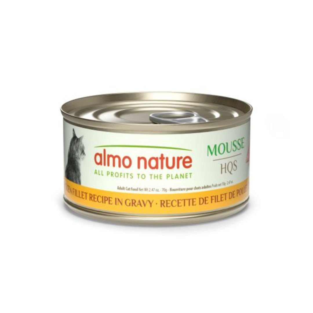 ALMO NATURE | NATURAL HQS MOUSSE Filet de Poulet en sauce 70g