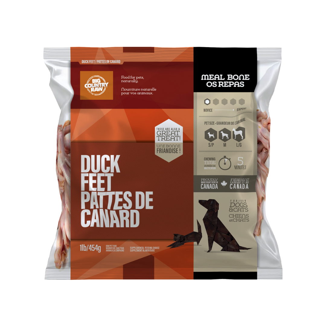 BIG COUNTRY RAW | Pattes de canard 1lb