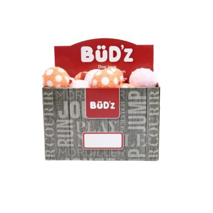 Bud'z | Balle pleine en caoutchouc (couleurs variées)