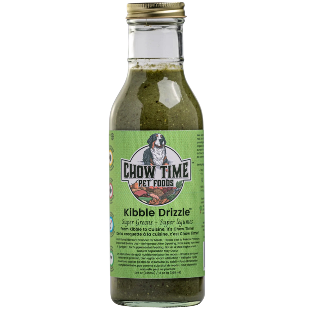 Chow Time kibble drizzle vert bouillon chien