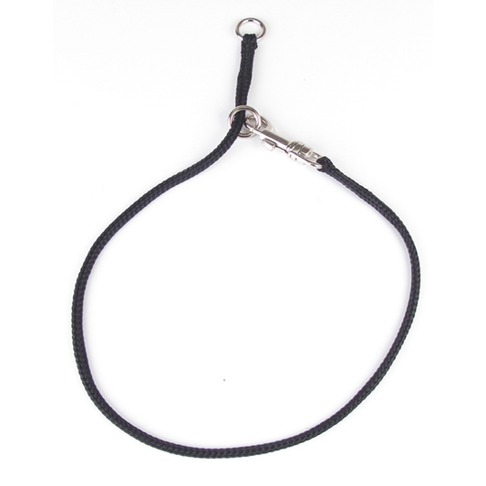 Collier étrangleur HUNTER avec mousqueton intégré et corde robuste. Nature Animale, votre référence en alimentation et sports canin à Mascouche.
