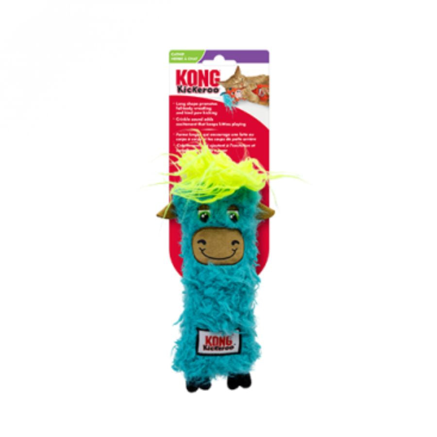 KONG | Kickeroo Vache Highland pour chat (couleurs assorties)