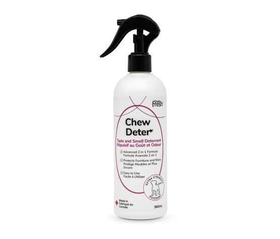ENVIRO FRESH | Dissuasif anti-mâchonnement pour chien goût et odeur. Nature Animale, votre référence en alimentation animale et sport canin à Mascouche.