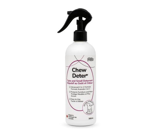ENVIRO FRESH | Dissuasif anti-mâchonnement pour chien goût et odeur. Nature Animale, votre référence en alimentation animale et sport canin à Mascouche.