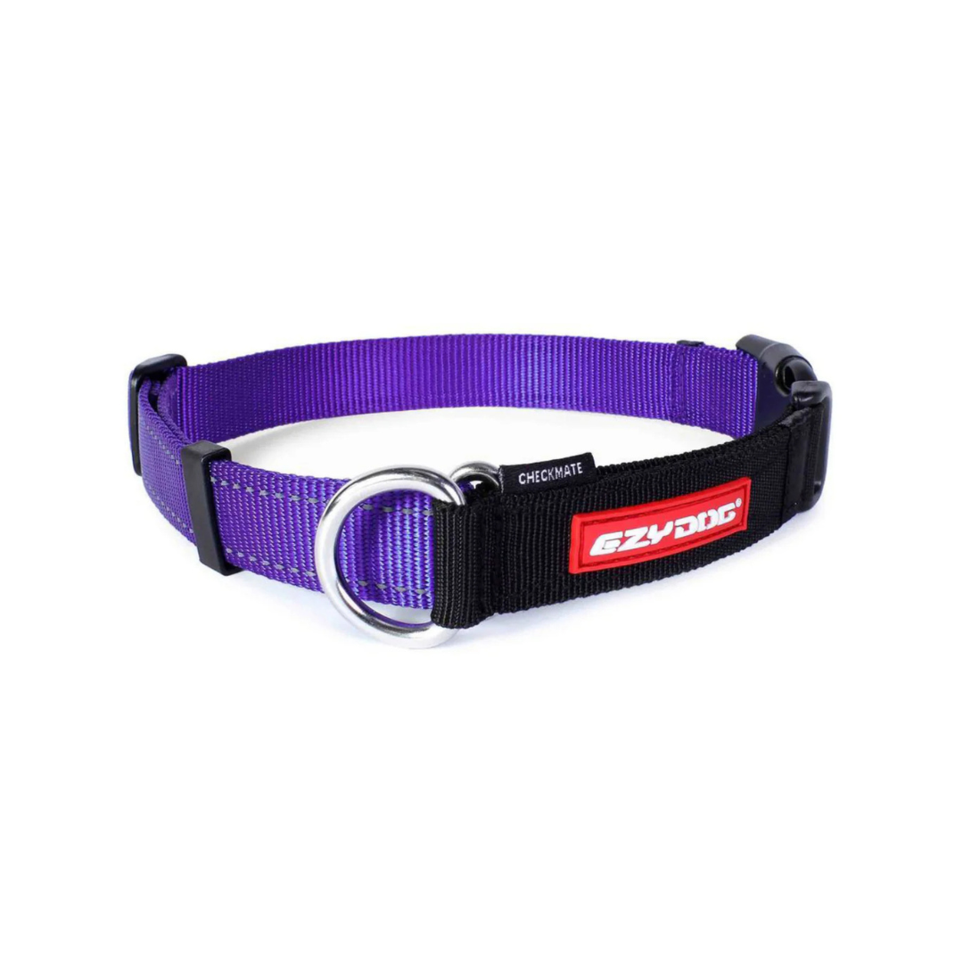 EZYDOG | Collier checkmate mauve