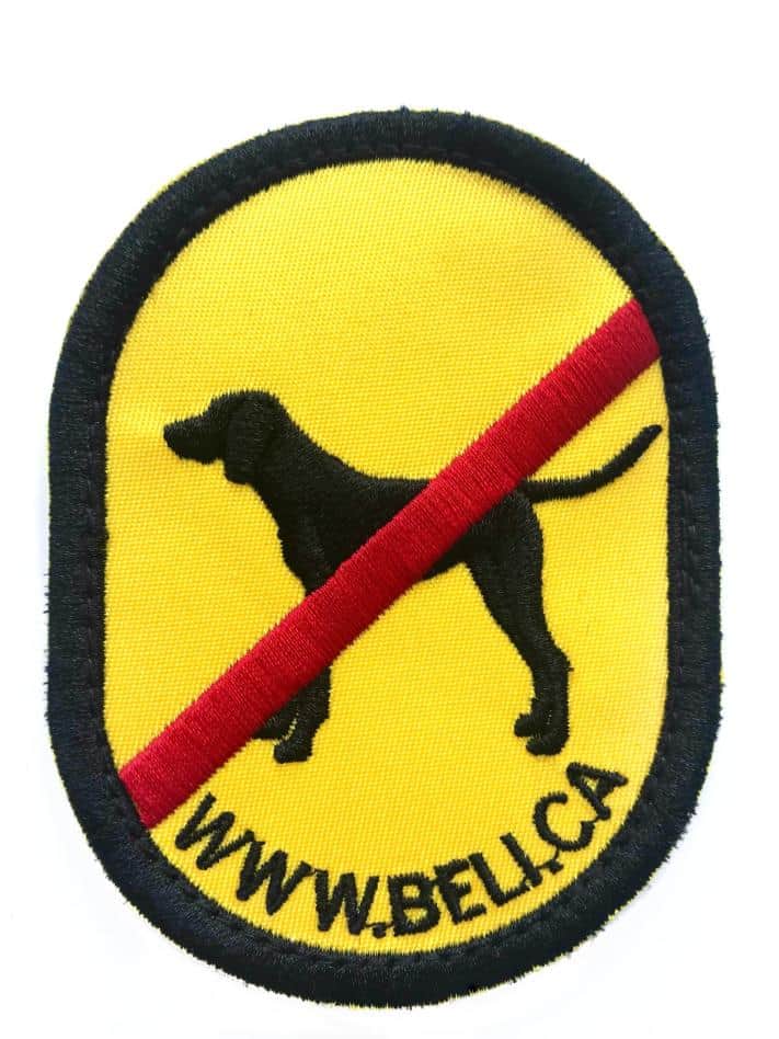 BELI | Écussons pour chiens réactifs. Nature Animale, votre référence en alimentation animale et sport canin à Mascouche.