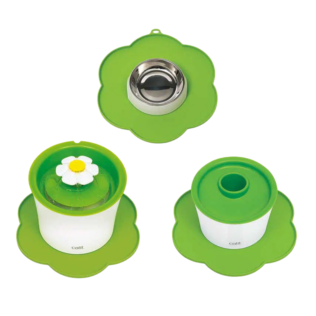CATIT | Napperon en silicone en forme de fleur