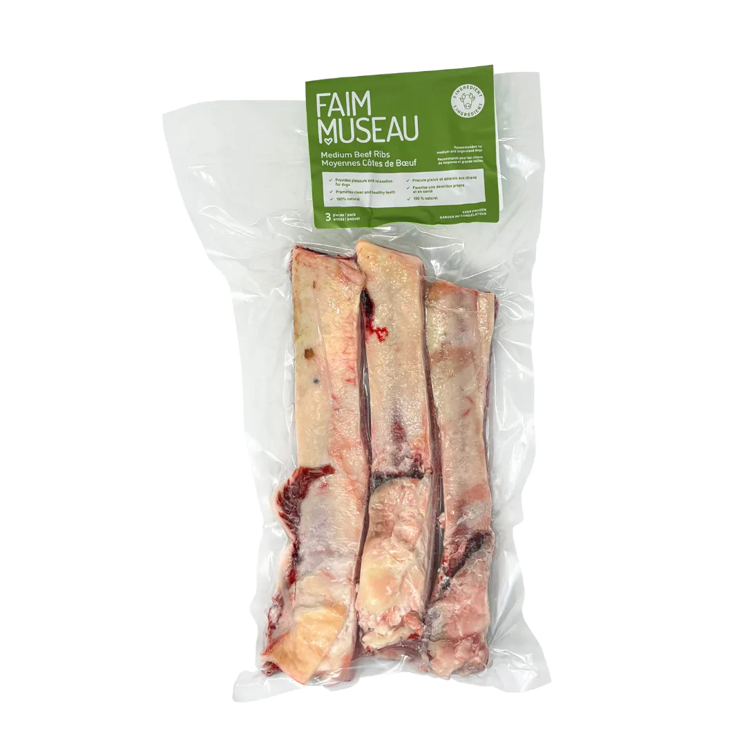 Faim Museau moyennes cotes de boeuf paquet 3