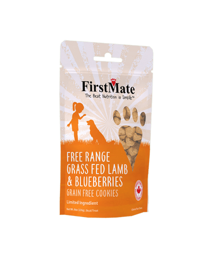 FIRSTMATE | Gâteries agneau bleuet. Nature Animale, votre référence en alimentation animale à Mascouche.