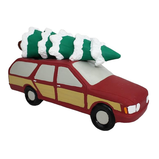 GODOG | Holiday Station wagon with tree 7.5"